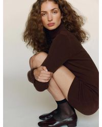 Reformation - Helly Cashmere Turtleneck Dress - Lyst