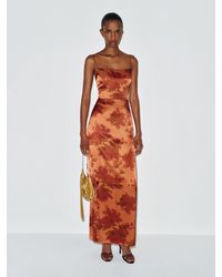 Reformation - Frankie Silk Dress 0 - Lyst