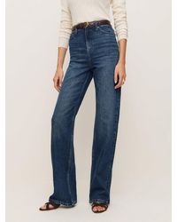 Reformation - Wilder Stretch High Rise Wide Leg Jeans - Lyst