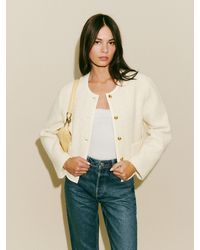 Reformation - Dale Cropped Jacket - Lyst