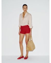 Reformation - Darla Cotton Micro Short - Lyst