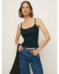 Reformation - Soraya Pointelle Knit Top - Lyst