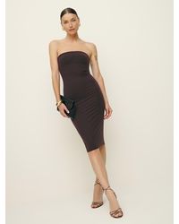 knitted wool dress Cable-Knit Round Neck Sweater Dress Taupe / S main image 1