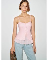 Reformation - Colette Linen Top 0 - Lyst