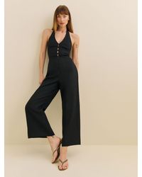 Reformation - Sofia Linen Jumpsuit - Lyst