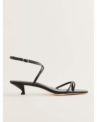 Reformation - Georgia Kitten Heeled Sandal - Lyst