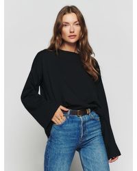Reformation - Oversized Long Sleeve Tee - Lyst