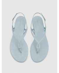 Reformation - Luna Flat Sandal 5 - Lyst