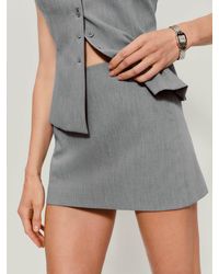 Reformation - Carla Low Waist Skirt 0 - Lyst