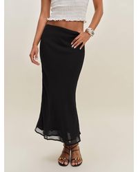 Reformation - Layla Skirt Silk - Lyst