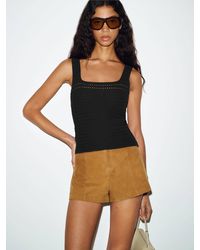 Reformation - Azara Cotton Sweater Tank Top - Lyst