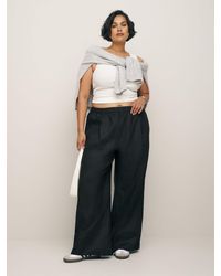 Reformation - Fernando Linen Wide Leg Pant Es - Lyst