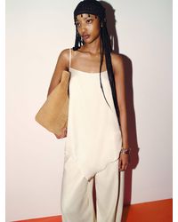 Reformation - Esme Silk Twill Top - Lyst