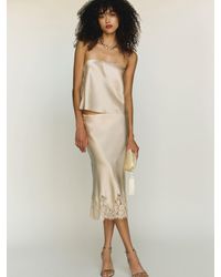 Reformation - Spritz Silk Top - Lyst