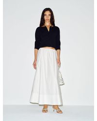 Reformation - Clara Cotton Crew Cardigan - Lyst