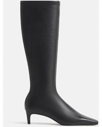Reformation - Remy Stretch Knee Boot Stretch Leather 5 - Lyst