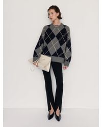 Reformation - Cove Cashmere Oversized Crew - Lyst