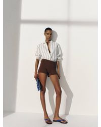 Reformation - Darla Cotton Micro Short - Lyst