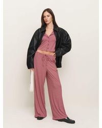 Reformation - Olina Knit Pant Stripe - Lyst