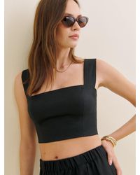 Reformation - Jasmine Linen Top - Lyst