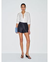 Reformation - Gale Silk Mid Rise Short - Lyst