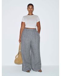 Reformation - Fernando Linen Wide Leg Pant Es - Lyst