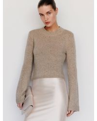 Reformation - Ashley Regenerative Wool Crew Sweater - Lyst