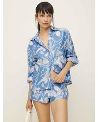Reformation - June Low Rise Linen Short - Lyst