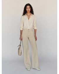 Reformation - Cary Low Rise Slouchy Wide Leg Jeans Denim - Lyst