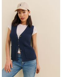 Reformation - Faye Cotton Sweater Vest - Lyst
