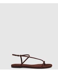 Reformation - Pina Flat Sandal 5 - Lyst