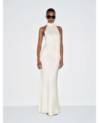 Reformation Mayve Knit Dress in Natural | Lyst