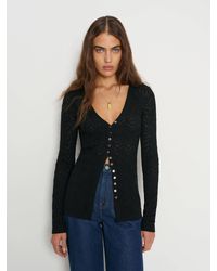 Reformation - Sutton Regenerative Merino Open Knit Sweater - Lyst