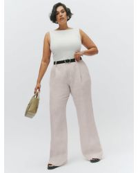 Reformation - Alex Linen Pant Es 14 - Lyst