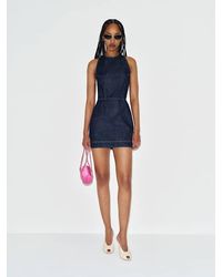 reformation nikki bustier denim mini dress Reformation Nikki Bustier Denim Mini by Reformation