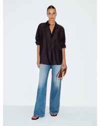 Reformation - Eli Oversized Shirt Sheer - Lyst