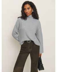 Reformation - Lawson Oversized Cashmere Turtleneck - Lyst