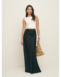 Reformation - Bella Linen Skirt - Lyst