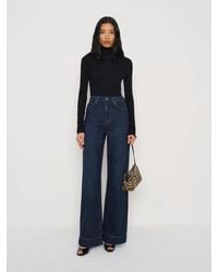 Reformation - Cary High Rise Slouchy Wide Leg Jeans Denim - Lyst