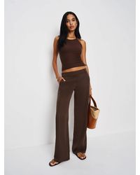 Reformation - Gisele Low Rise Pant 0 - Lyst