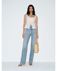 Reformation - Val 90S Mid Rise Straight Jeans Denim - Lyst
