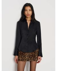 Reformation - Raya Fitted Silk Shirt - Lyst