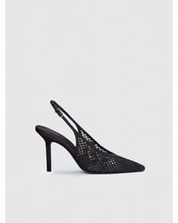 Reformation - Pillar Slingback Heel Floral Crochet - Lyst