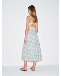 Reformation Lela Dress Lace 6 in Green | Lyst