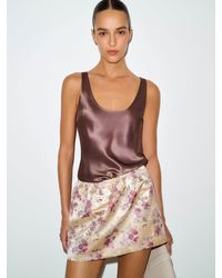 Reformation - Elva Skirt Jacquard - Lyst