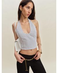 Reformation - Sasha Linen Top 6 - Lyst