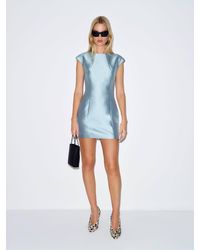 Reformation - Belden Mini Dress Powder 0 - Lyst