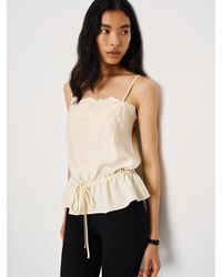 Reformation - Silvia Silk Top - Lyst