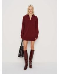 Reformation - Maeve Cashmere Polo Dress - Lyst