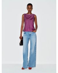 Reformation - Lisa Knit Top Sequin - Lyst